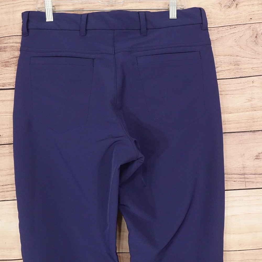 Panama Jack Chino Pants Mens 34x30 Blue Regular Fit Stretch Microfiber Tech Golf - Picture 5 of 11